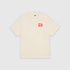 Obey Submit To The Rhythm Tee - Cream - Front