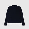 Obey Textured Rugby Polo - Dark Navy - Back