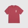 Obey Uplift Tee - Mineral Red - Front
