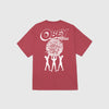 Obey Uplift Tee - Mineral Red - Back