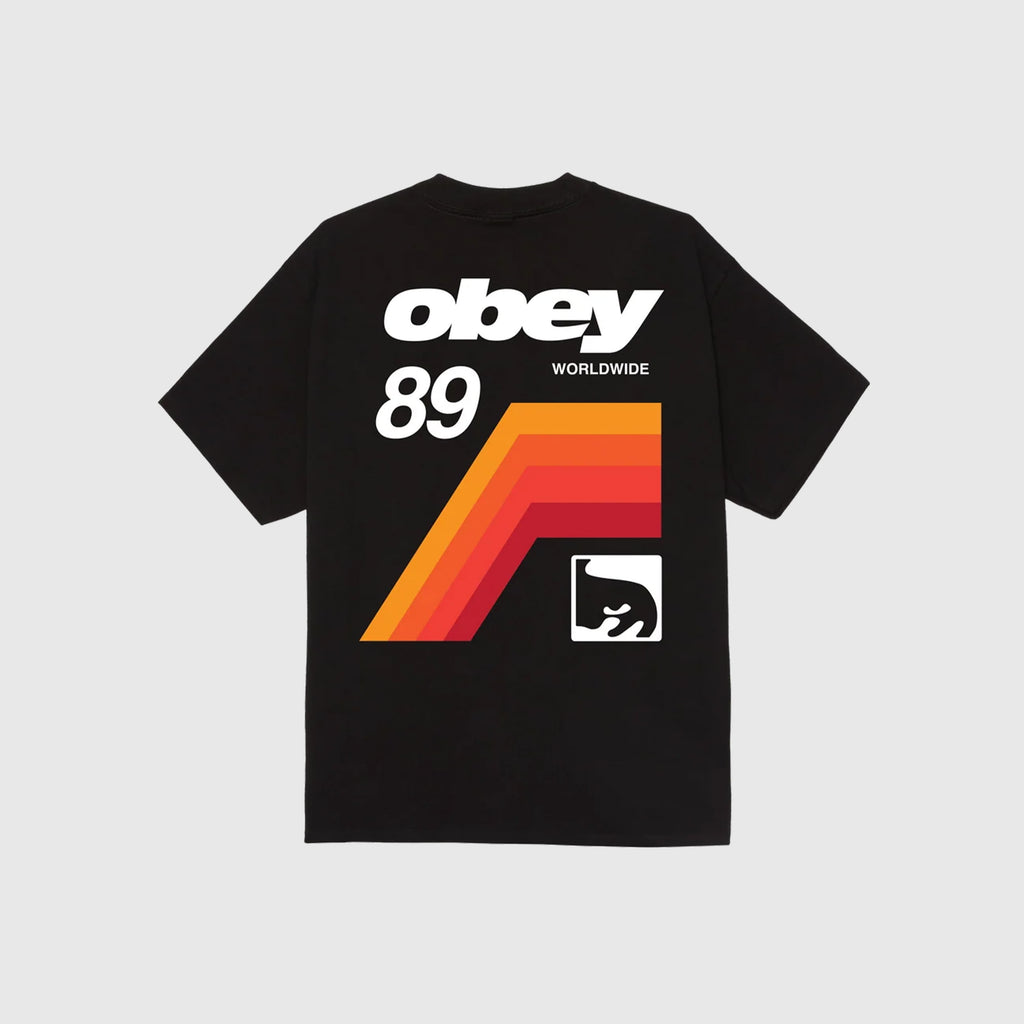 Obey VHS Tee - Black - Back