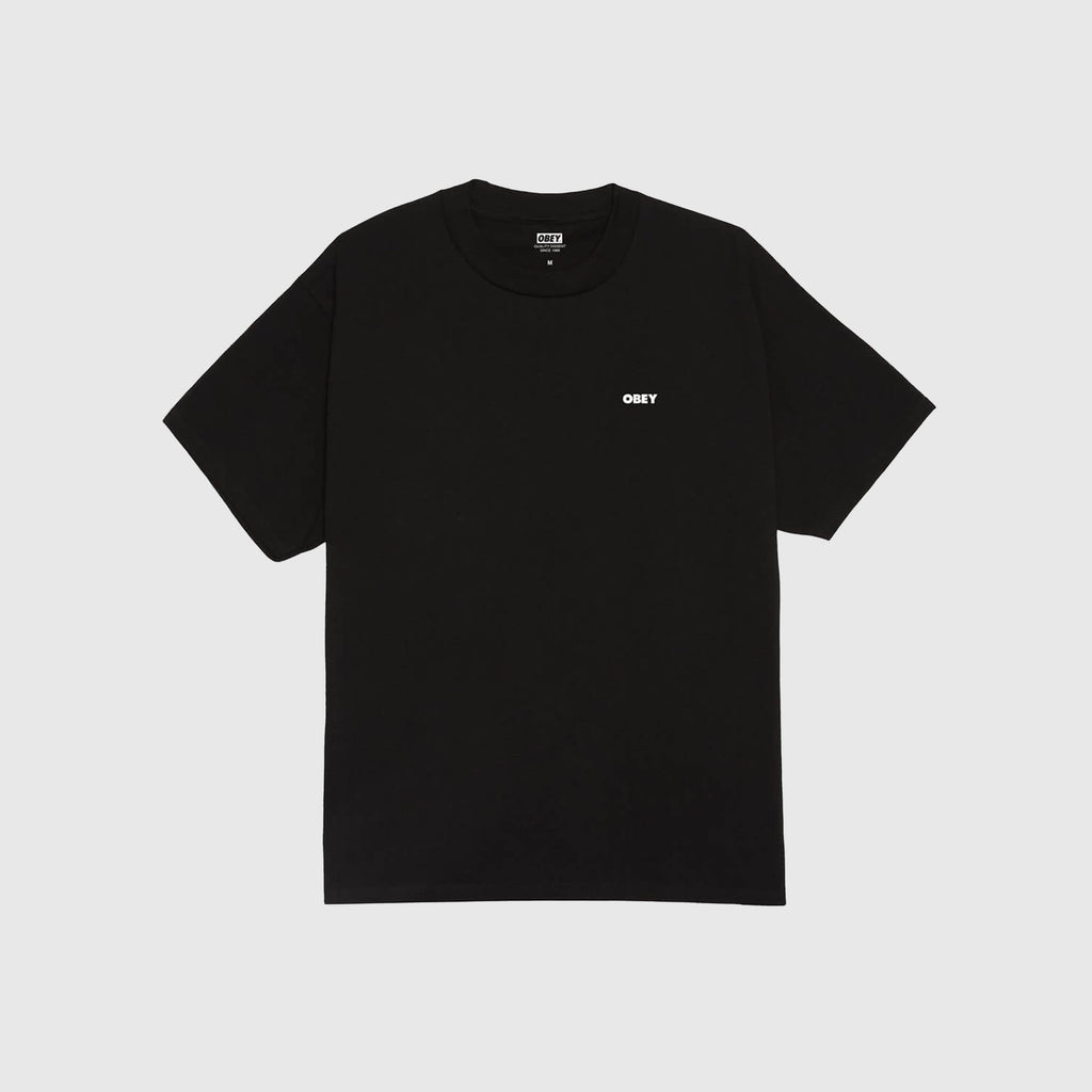 Obey Wrong Path Tee - Black - Front