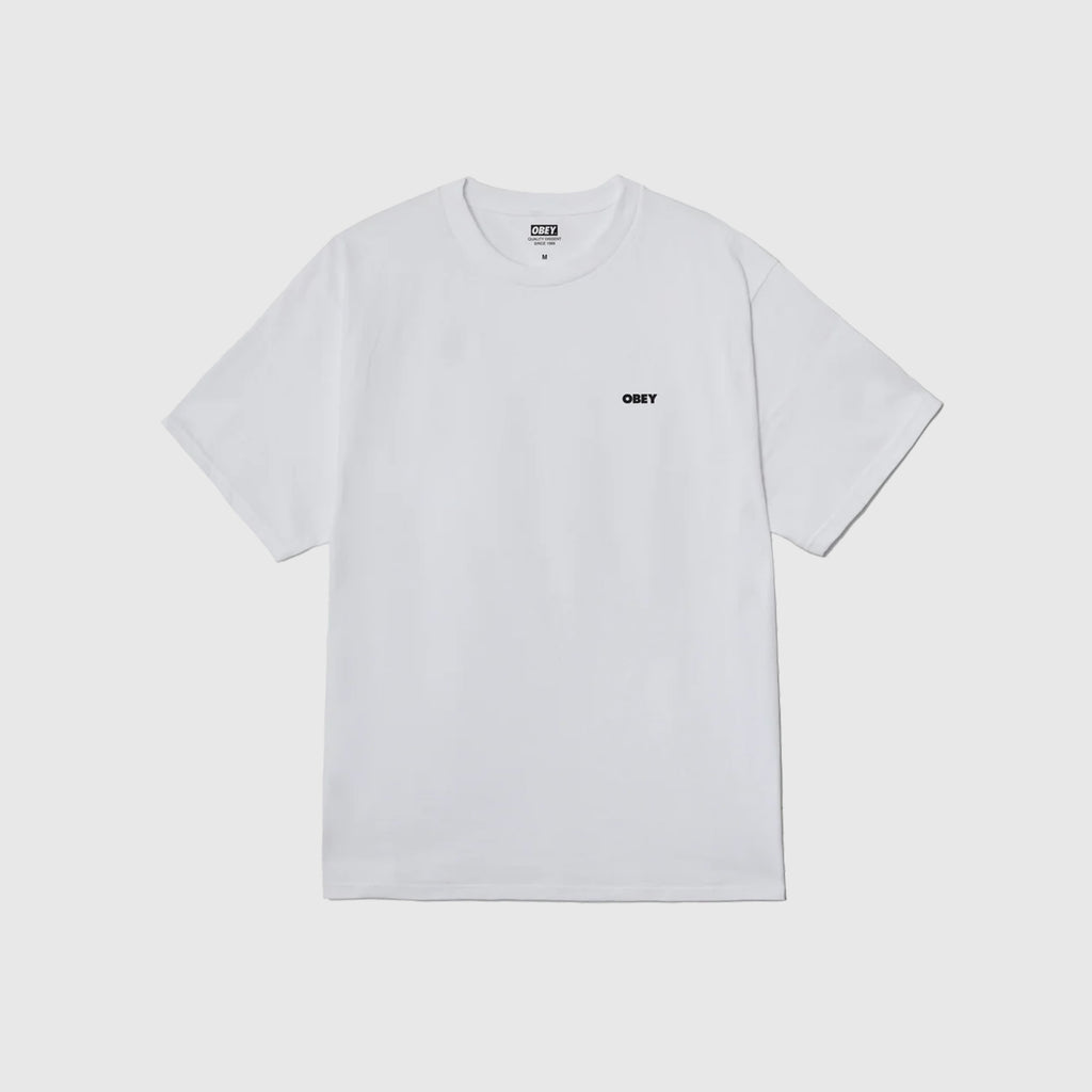 Obey Wrong Path Tee - White - Front