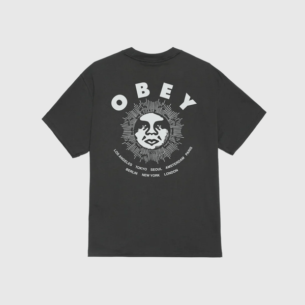 Obey Ancient Sun Tee - Vintage Black
