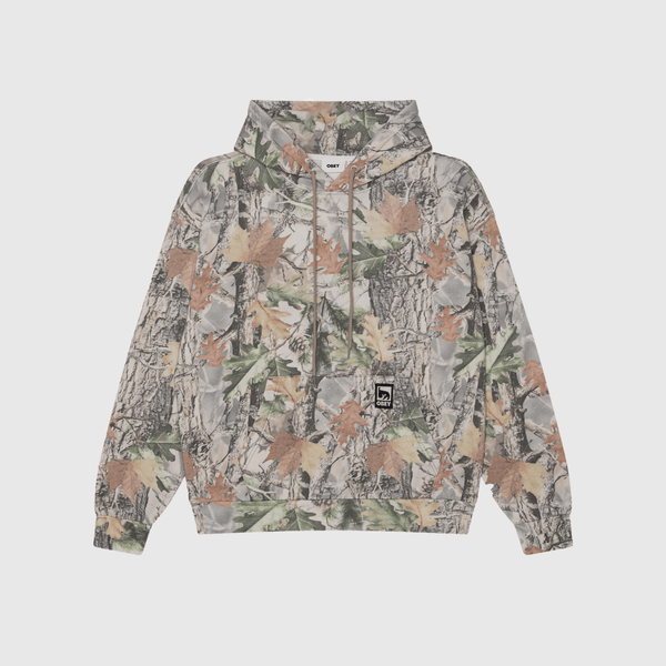 Obey Post Hood - Dusty Vintage Wood Camo