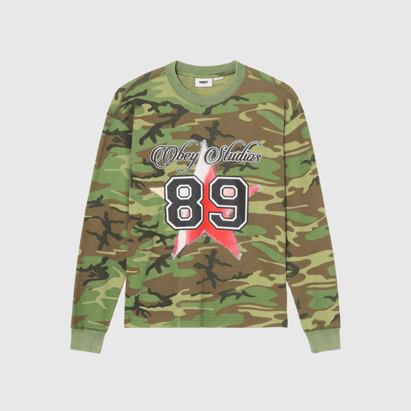 Obey Varsity Star Thermal - Dusty Camo