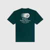 Parlez Charter Tee - Deep Green - Back
