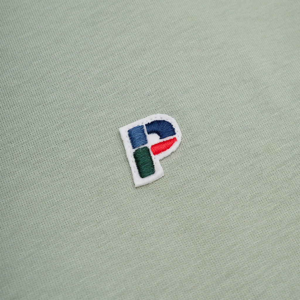 Parlez Baxter Tee - Sea Mist - Front Close Up