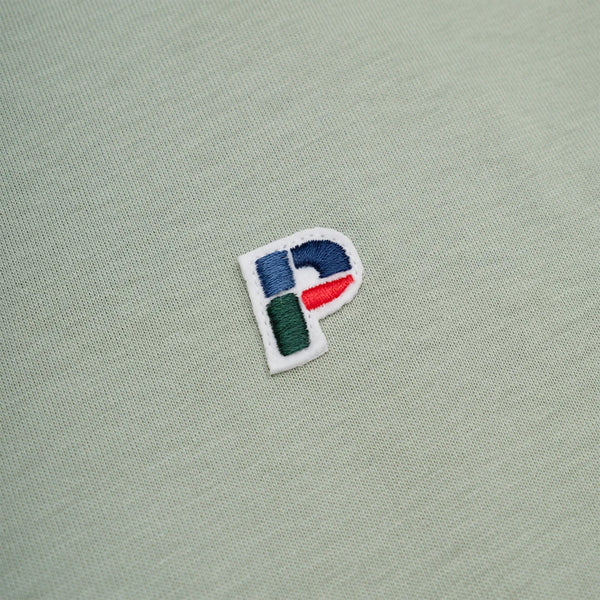 Parlez Baxter Tee - Sea Mist - Front Close Up