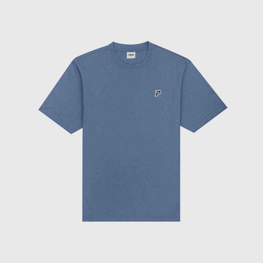 Parlez Baxter Tee - China Blue - Front