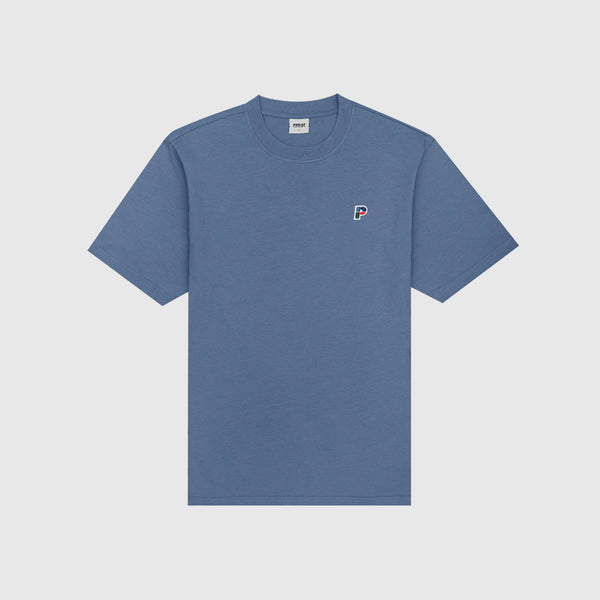 Parlez Baxter Tee - China Blue - Front