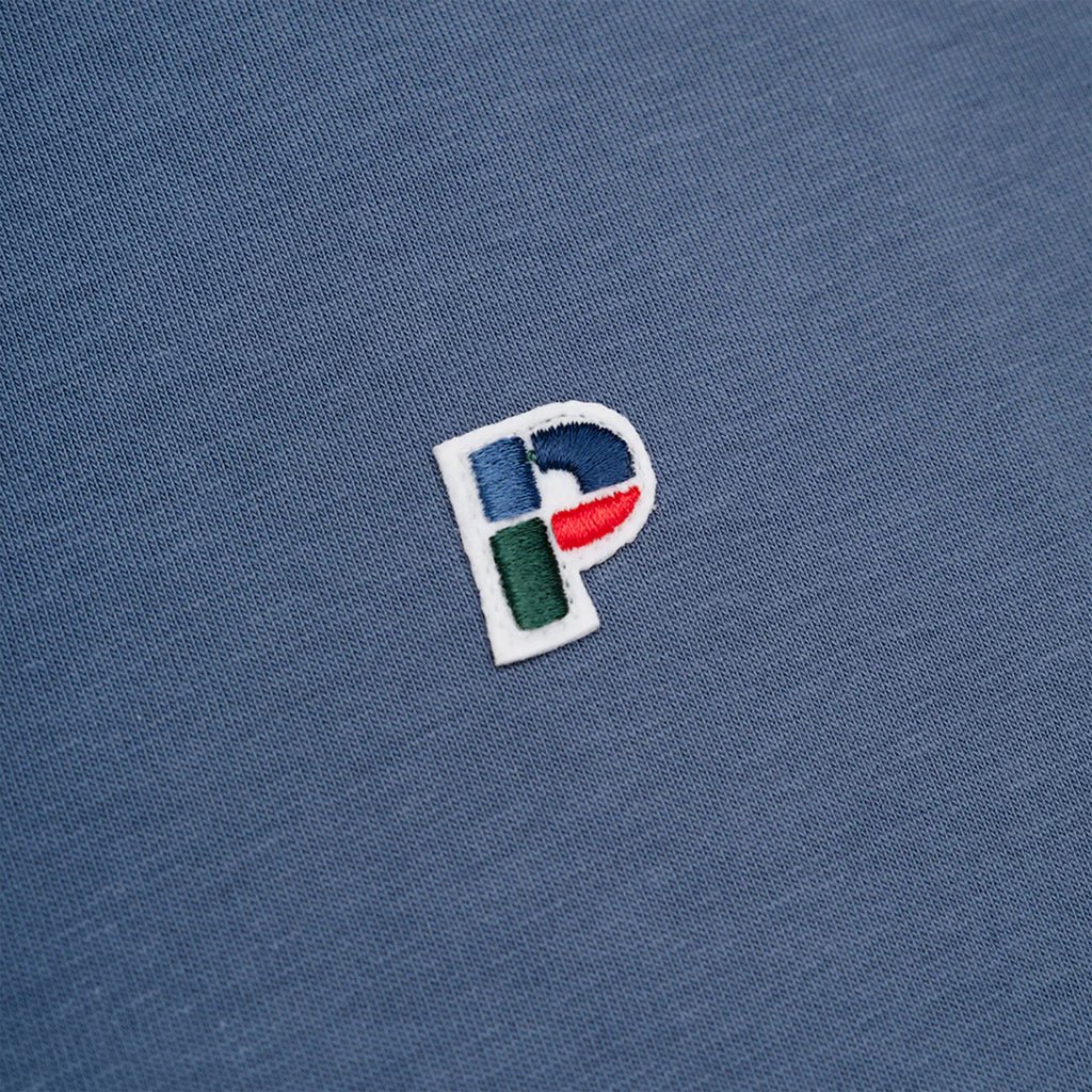 Parlez Baxter Tee - China Blue - Front Close Up