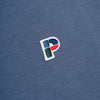Parlez Baxter Tee - China Blue - Front Close Up