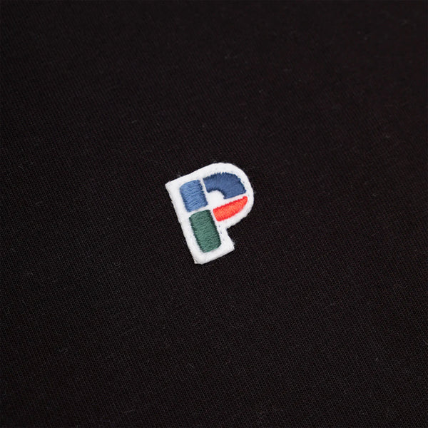Parlez Baxter Tee - Black - Front Close Up