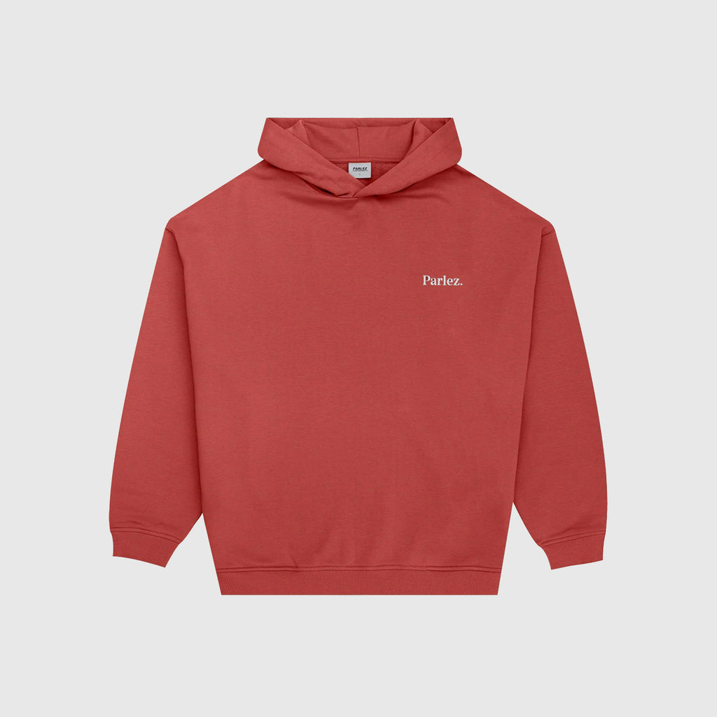 Parlez Amos OS Hoodie - Dusty Coral - Front