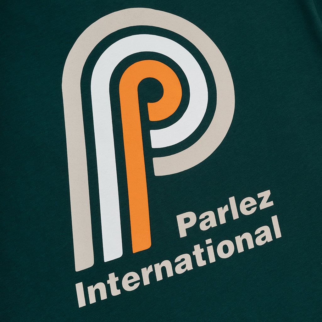 Parlez Dabney Tee - Deep Green - Back Close Up