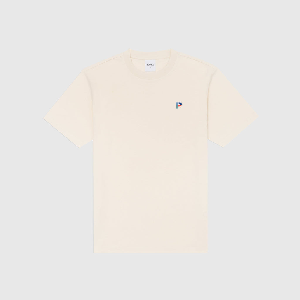 Parlez Cinco Tee - Ecru -  Front
