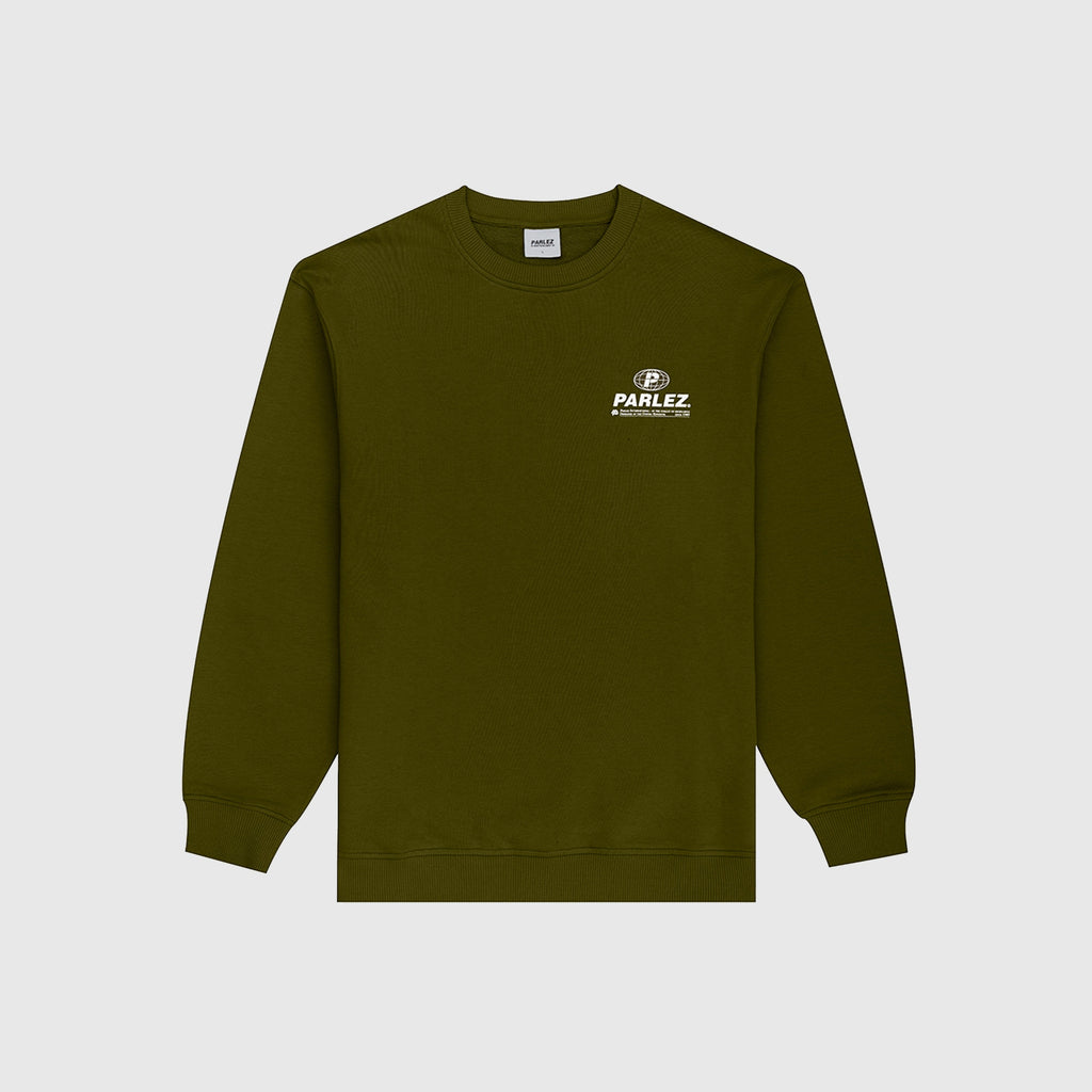 Parlez Excel Sweatshirt - Moss - Front