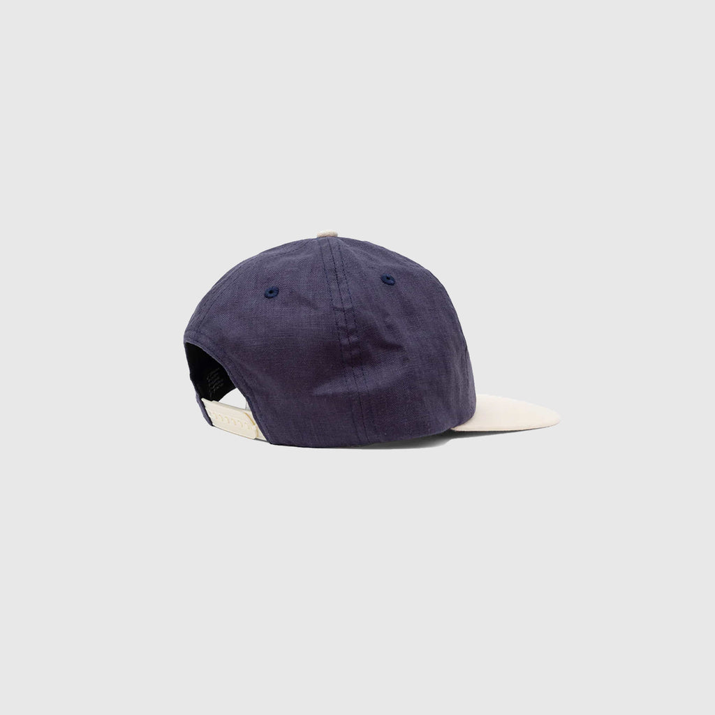 Parlez Parkfield 6 Panel Cap - Oceanic - Side