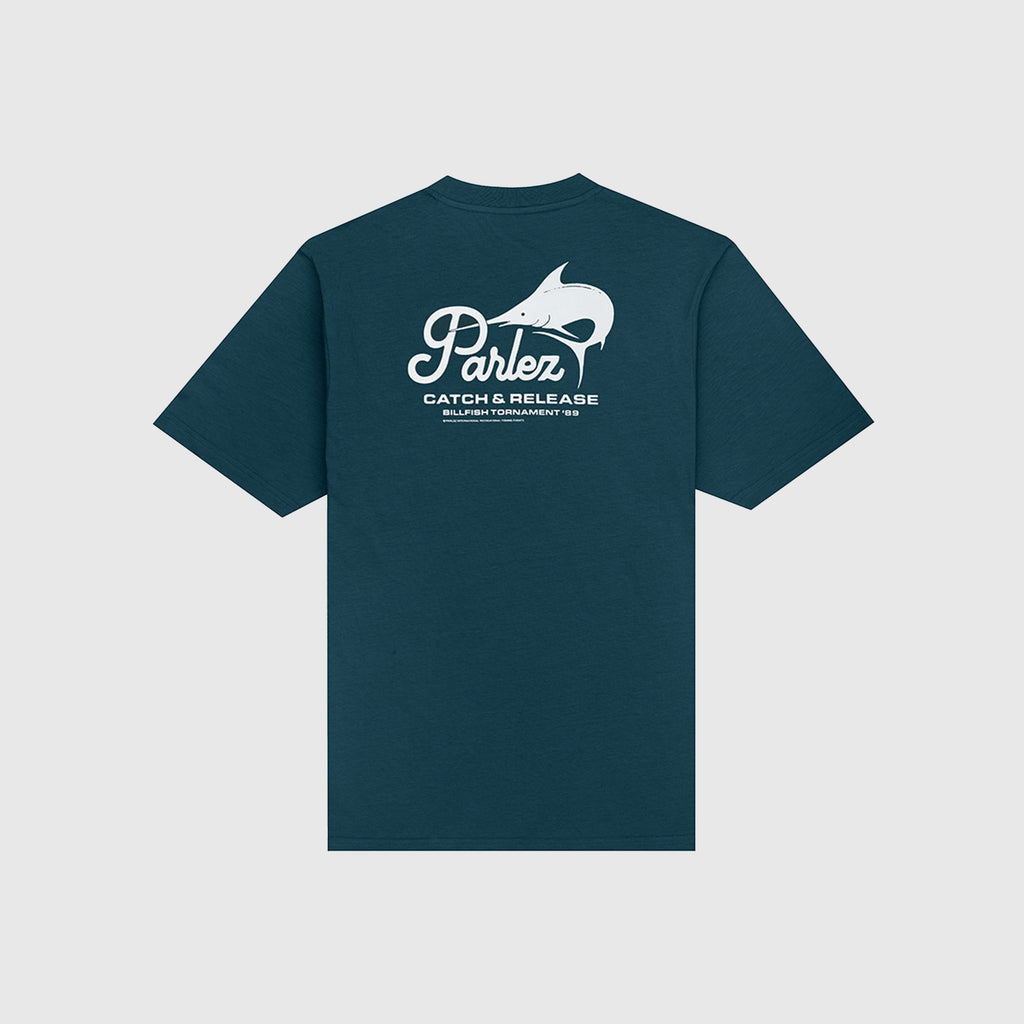 Parlez Release T Shirt - Petrol - Back