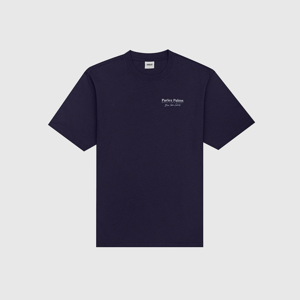 Parlez Retreat T Shirt - Midnight - Front