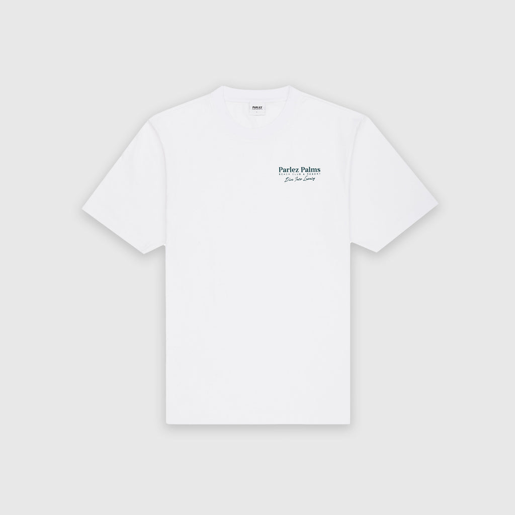 Parlez Retreat T Shirt - White - Front