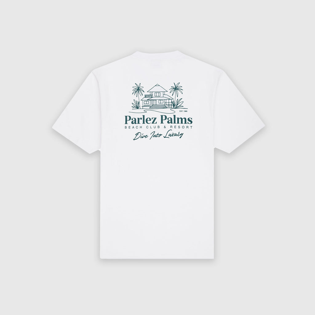 Parlez Retreat T Shirt - White - Back