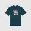 Parlez Vehi T Shirt - Petrol - Front