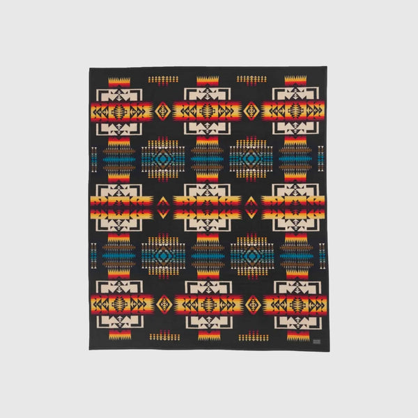 Pendleton Chief Joseph Jacquard Robe - Black