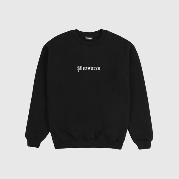 Pleasures Recipe Crewneck - Black - Front