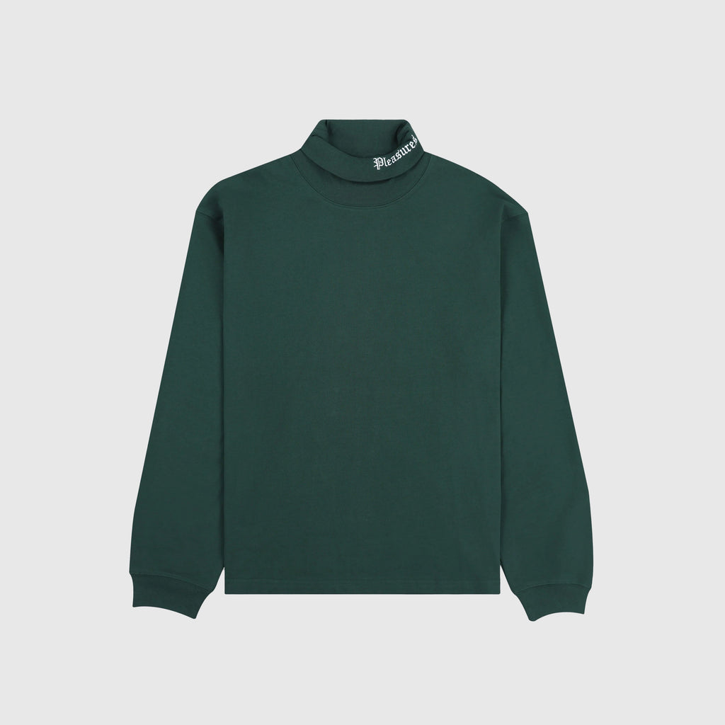 Pleasures Satisfaction Turtleneck - Green - Front