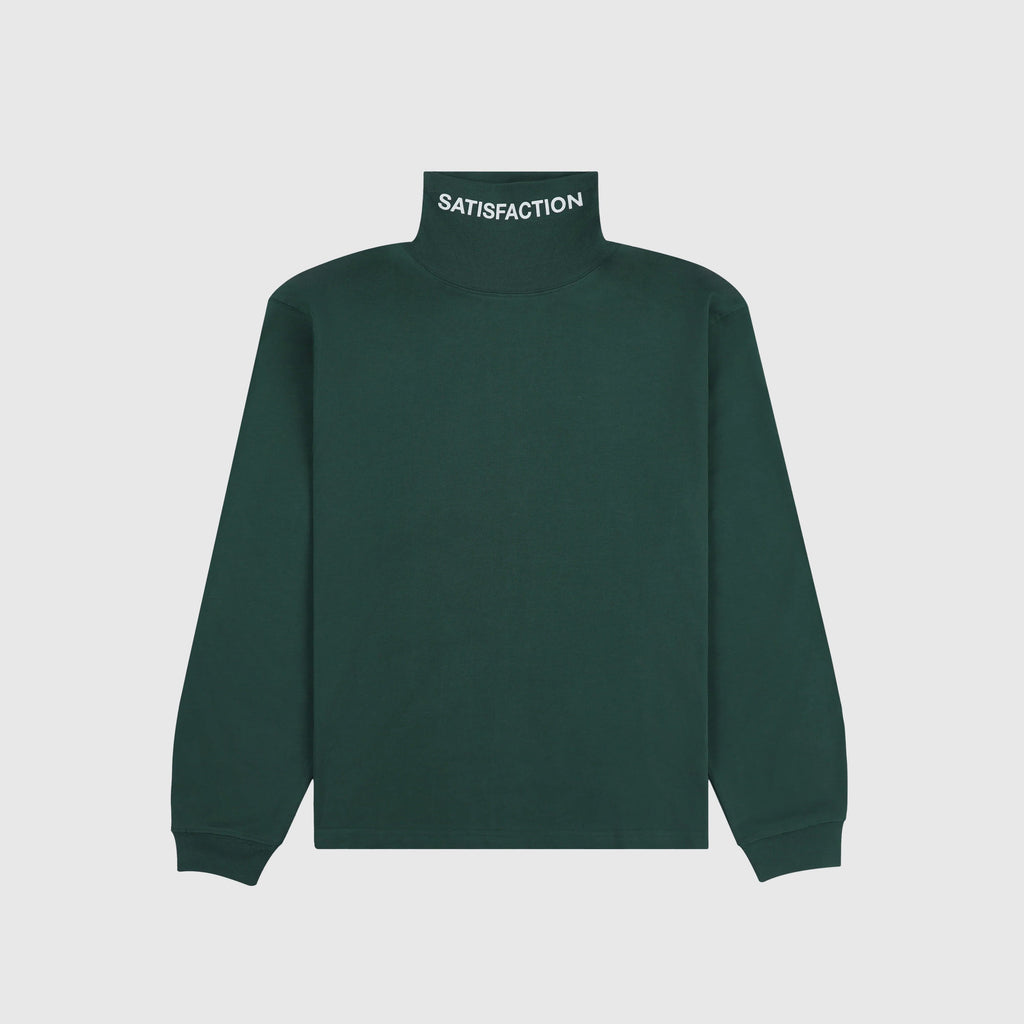 Pleasures Satisfaction Turtleneck - Green - Front