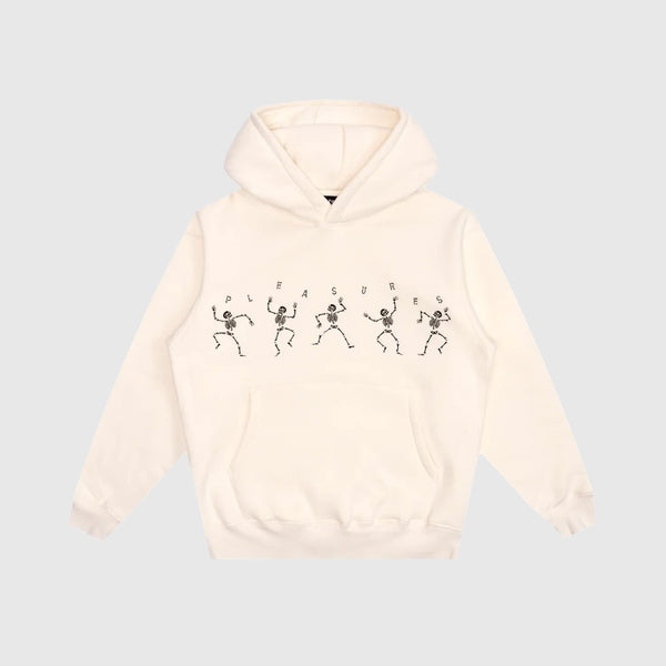 Pleasures Bone Hoodie - Stone - Front