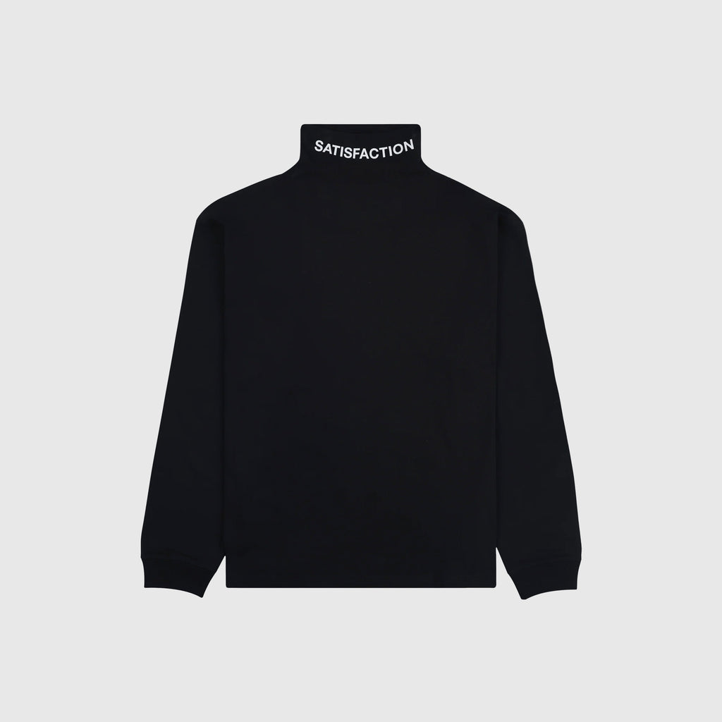 Pleasures Satisfaction Turtleneck - Black - Front