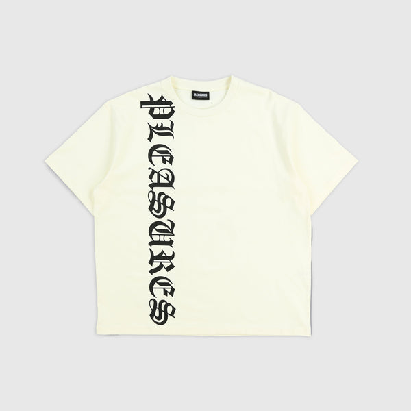 Pleasures Knight Heavyweight Shirt - Vintage White - Front