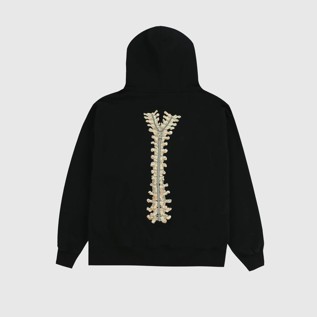 Pleasures Spinal Hoodie - Black - Back