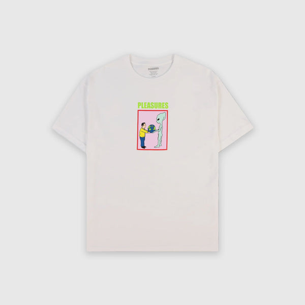 Pleasures Gift Tee - White - Front