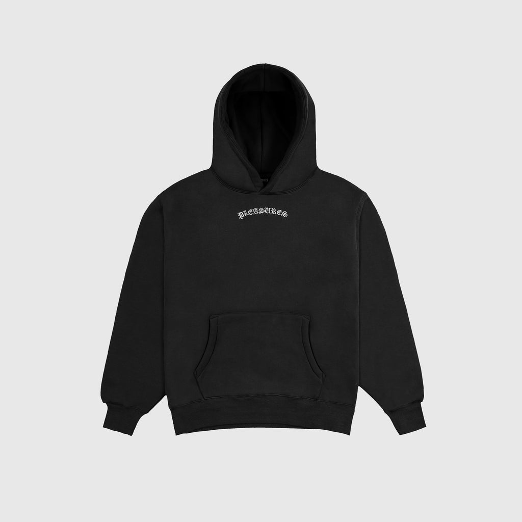 Pleasures Neural Hoodie - Black - Front