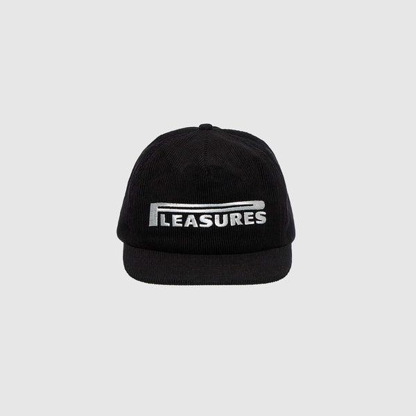 Pleasures Pit Stop Corduroy Hat - Black - Front