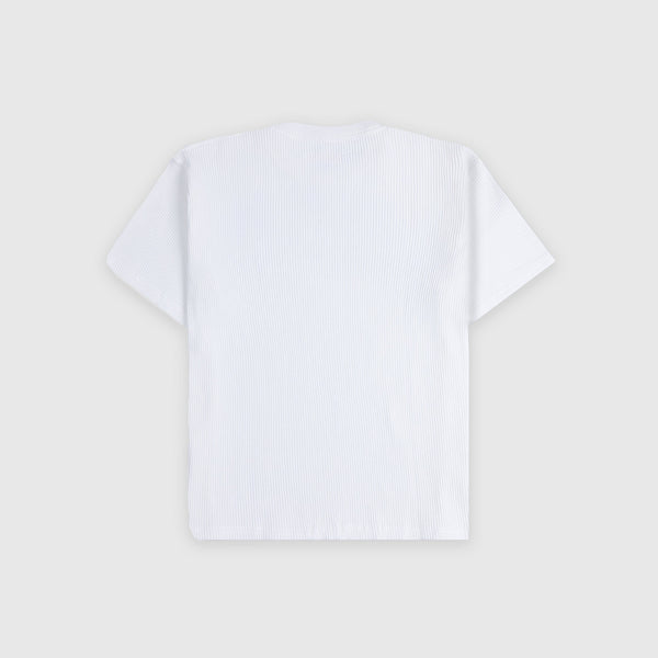 Pleasures Twitch Waffle Shirt - White - Back