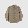 Portuguese Flannel Abstract Pide Poule Shirt - Navy Front
