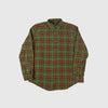 Portuguese Flannel Hoop Shirt - Leaf Green Front