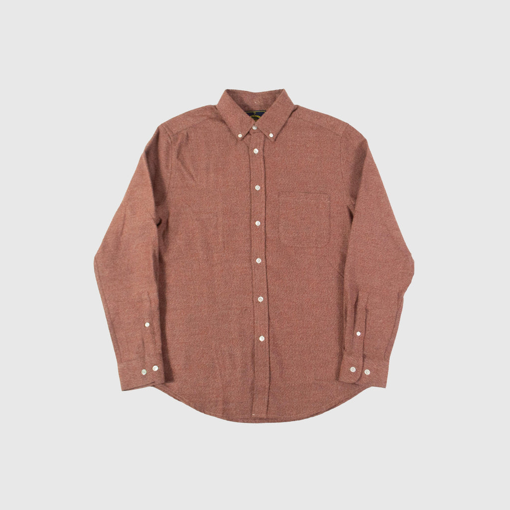 Portuguese Flannel Teca 2.0 ESP Shirt - Brick Front