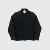 Wax Romer Overshirt - Heavy Cotton Crinkle Black Front