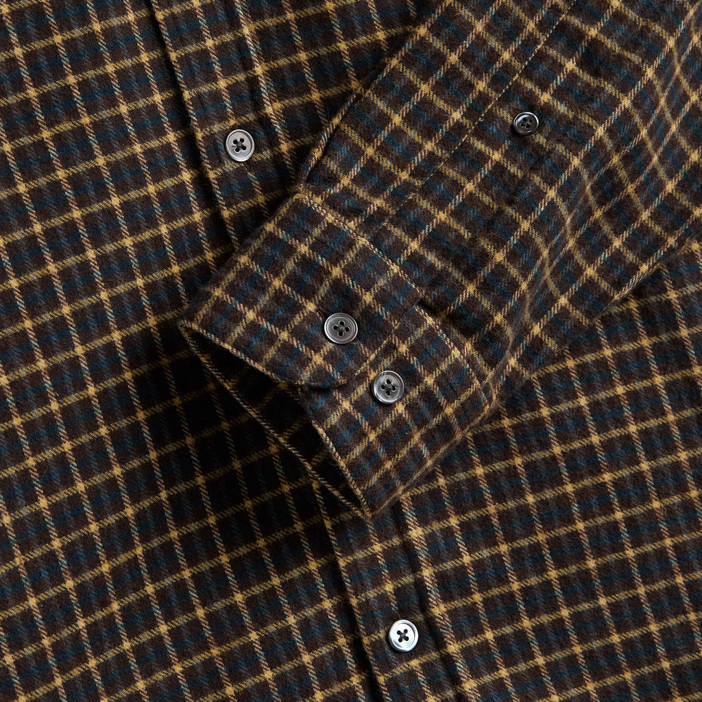 Portuguese Flannel Terra Shirt - Multi - Front Close Up