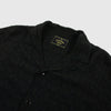 Portuguese Flannel Modal - Cobra Black - Front Close Up