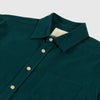 Portuguese Flannel Teca - Green - Front Close Up