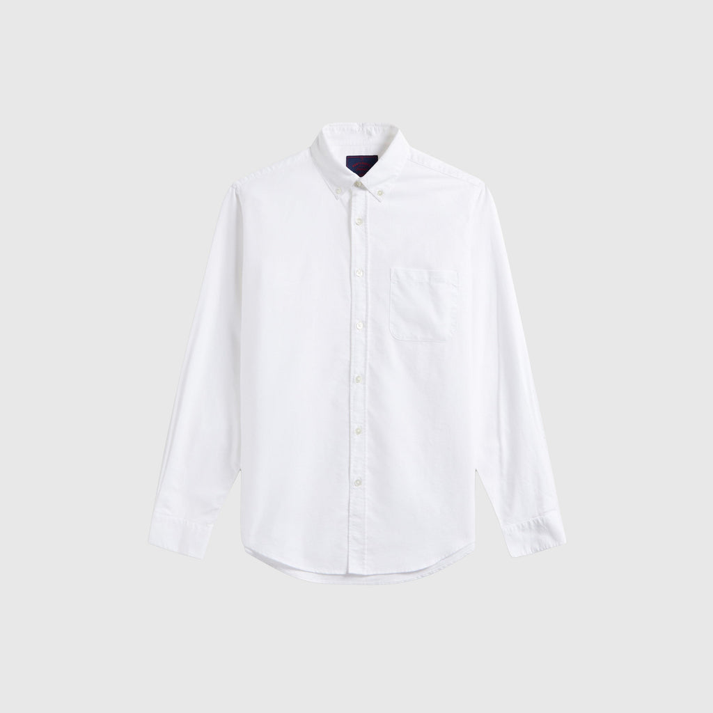 Portuguese Flannel Belavista Shirt - Off White - Front
