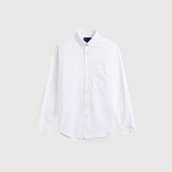 Portuguese Flannel Belavista Shirt - Off White - Front