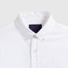 Portuguese Flannel Belavista Shirt - Off White - Front Close Up